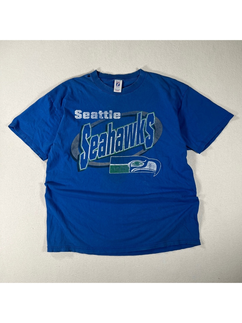 Vintage 90s Seattle Seahawks original logo tee
